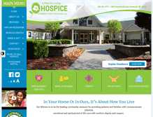 Tablet Screenshot of hospiceoforange.com